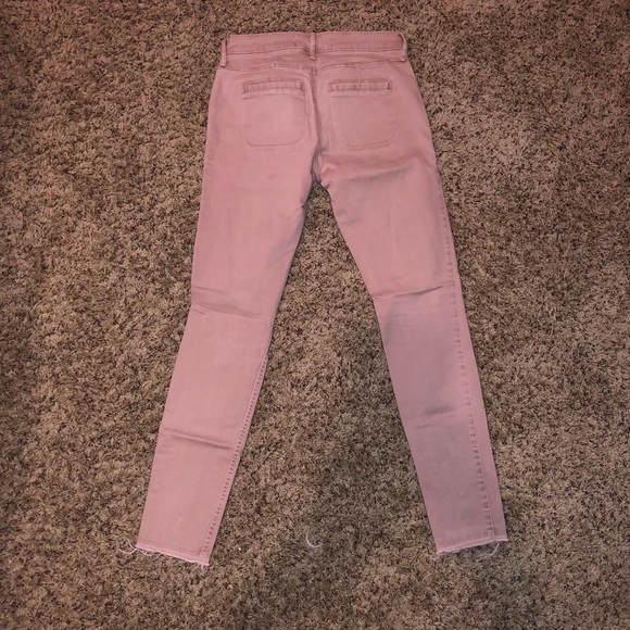 Pink Hollister Jeans with rips - Picture 2 of 5